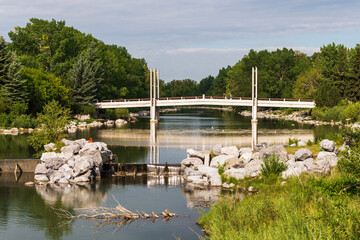 view of Prince's Island Park, Calgary, alberta, canada