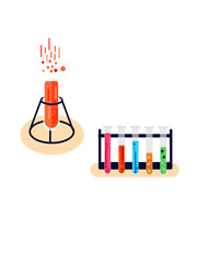 Test tubes illustration