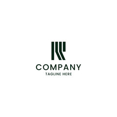 Letter R Initial logo icon design template vector