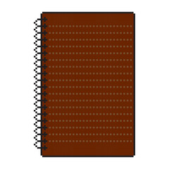 Paper pixel art. Vector illustration.