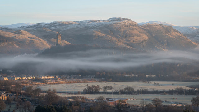 Sunrise On The Ochil Hills