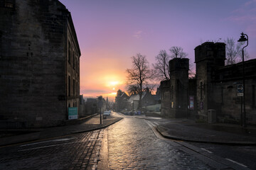 Top of the town sunrise 