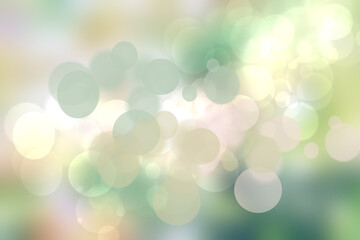 Obraz premium Abstract delicate gradient green light and yellow pastel spring or summer bokeh background. Beautiful texture.