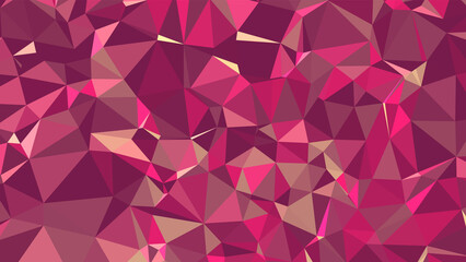 Obraz premium Abstract Pink Triangle Background. Colorful gradient mosaic backdrop. Geometric background for design. Hipster triangular background. Seamless Polygonal Brilliant Pattern. EPS10 Vector