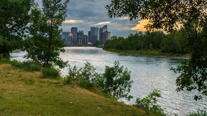 Obraz premium calgary skyline, Alberta, Canada