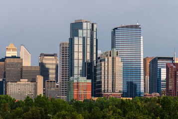calgary skyline, Alberta, Canada