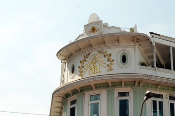 Old building in Bangkok Thailand. European style, Vintage building.