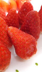 Strawberry, red, food, fruit, berry