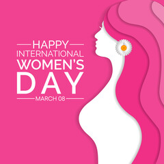 International Women's Day is celebrated  on the 8th of March annually around the world. It is a focal point in the movement for women's rights. Vector illustration design.