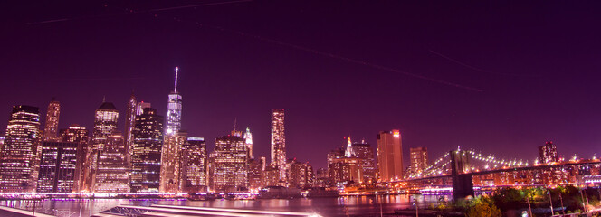 Fototapeta na wymiar NYC at night