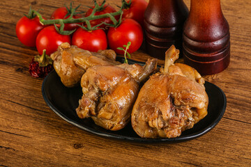 Rabbit stew in spicy sauce