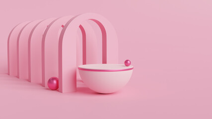 minimal abstract background,geometric shape,3d rendering