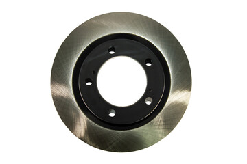 brake disc isolated on white background. spare parts for the car 