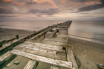 Naklejka premium Costanera, Punta Arenas -Sandy Point-, Patagonia, República de Chile,América del Sur