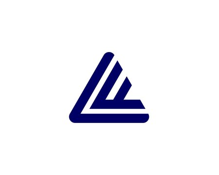 lf fl letter logo design vector template