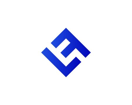 lf fl letter logo design vector template