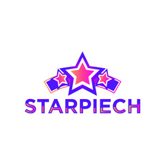 star piece idol logo design for business and company