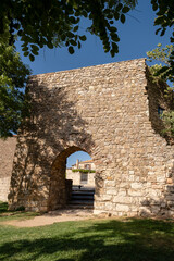 puerta árabe de la Muralla urbana, Medinaceli, Soria,  comunidad autónoma de Castilla y León, Spain, Europe