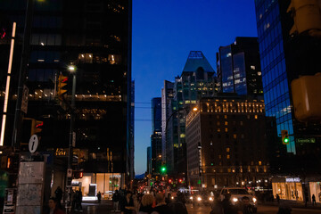 Obraz premium city at night