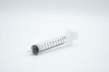 Syringe isolated on white Background. Can use with medical Content.