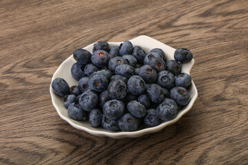 Ripe sweet tasty blueberries heap