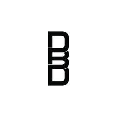 dbd letter original monogram logo design