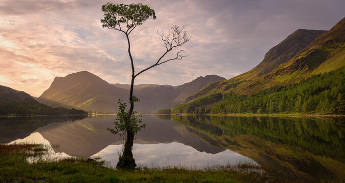 lake in the mountains