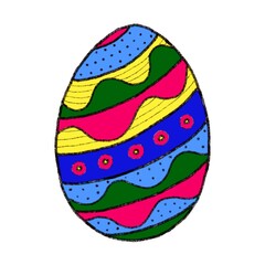 Painted Easter egg. High quality of the image. 