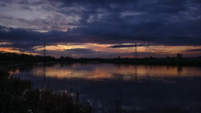 Spectacular River Trent Sunrise Timelapse (Nottingham)