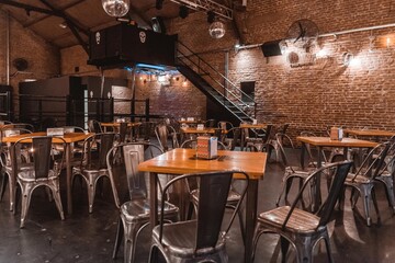 interior of cafe