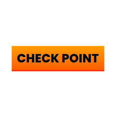 check point text icon banner sign