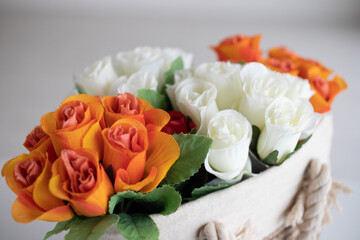 Capazo de flores 