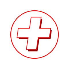 plus sign in the middle of a circle