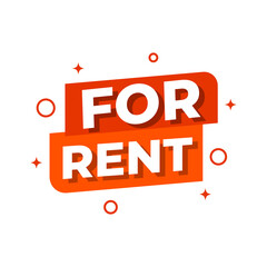 House for rent icon sign design vector