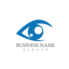 Eye Care vector logo design