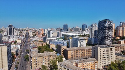 Naklejka premium Urban architecture, Kiev