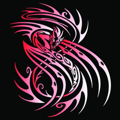 This is amazing design of dragon you can use  it as tattoo etc