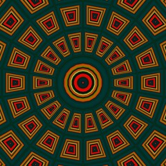 multicolor Mandala Kaleidoscope for Events, Background, Backdrop, Intro, Burn. Beautiful multicolor kaleidoscope texture. Glowing mandala artwork 3d illustration.