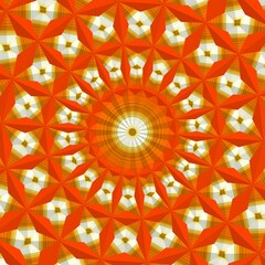 multicolor Mandala Kaleidoscope for Events, Background, Backdrop, Intro, Burn. Beautiful multicolor kaleidoscope texture. Glowing mandala artwork 3d illustration.