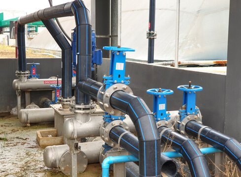 Valve control air in wastewater treatment.