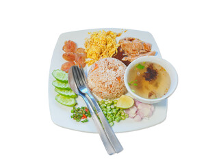 Fried rice mixed with shrimp paste