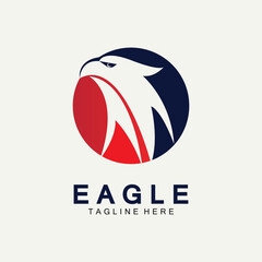 Eagle icon logo design vector template