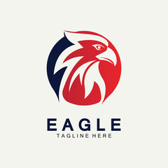 Eagle icon logo design vector template