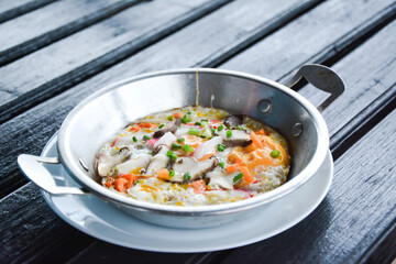 eggs with vegetables