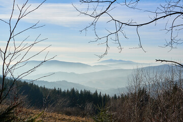 Fantastic winter landscape in the Tatra Mountains, Poland.   