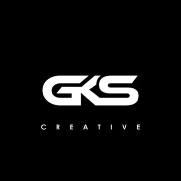 GKS Letter Initial Logo Design Template Vector Illustration