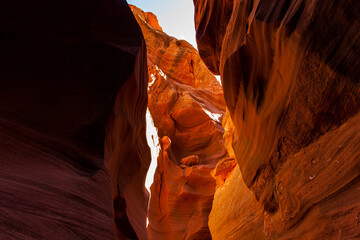 The Antelope Canyon, near Page, Arizona, USA - 410948320