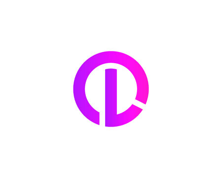 LO OL Letter logo design vector template