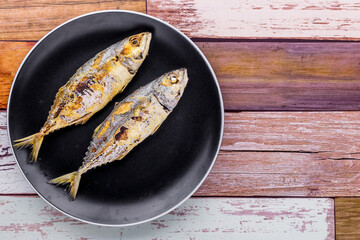 Fried mackerel favorite Thai food