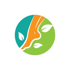 Foot care logo images